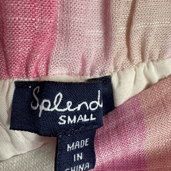 NWT Splendid Sunset Hibiscus Stripe Linen Blend Maxi Skirt size Small - Picture 6 of 6